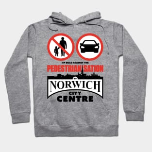 The Pedestrianisation of Norwich City Centre Hoodie